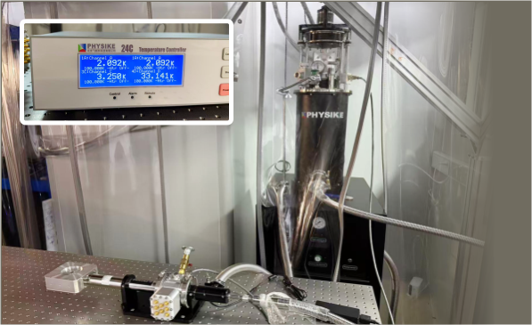 干式緊湊型顯微低溫恒溫器系統安裝成功